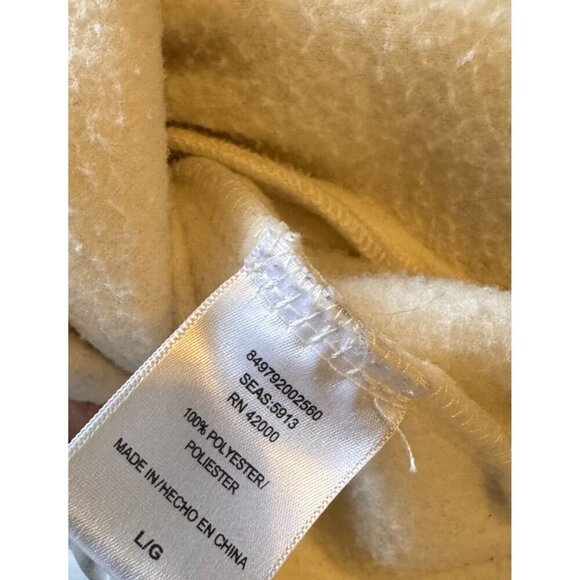 Everlast Sport Beige & Cream Full-Zip Fleece Jacket Women's Size Large - Picture 4 of 7